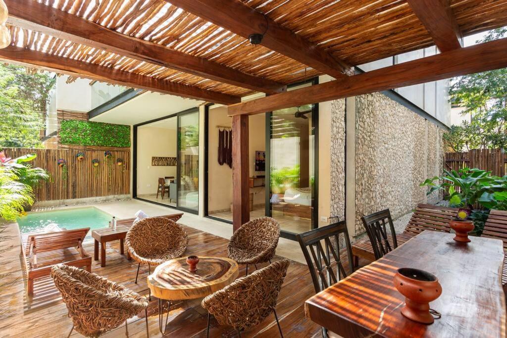 Luxury Three Bedroom Jungle Suite Private Pool Tl19 Tulum Exterior photo